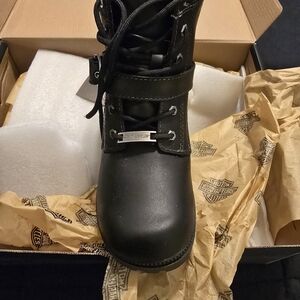 Women's Harley Davidson Tegan Harness W/Bckle Boots Brand New in Box